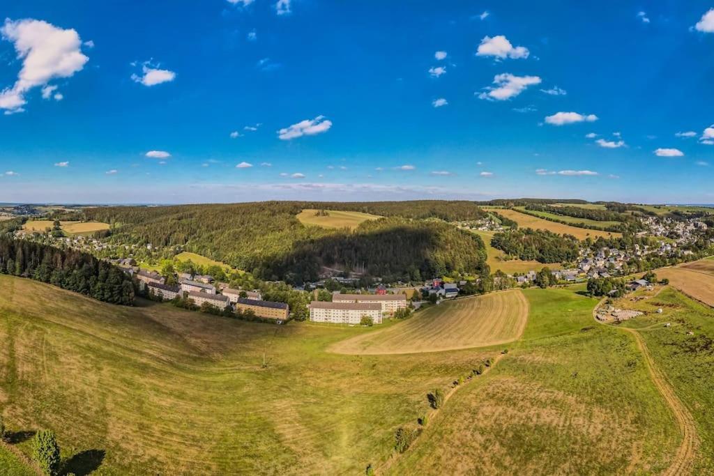 شقة Franzis Feriendomizil Im Herzgebirge Am Skihang Auerbach  المظهر الخارجي الصورة